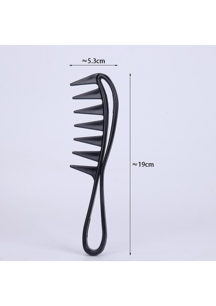 Siyah Gri 2 Adet Geniş Diş Köpekbalığı Plastik Tarak Kıvırcık Saç Salon Kuaförlük Tarak Masaj Saç Şekillendirici Aracı Kıvırcık Saç (Yurt Dışından) fırsatları
