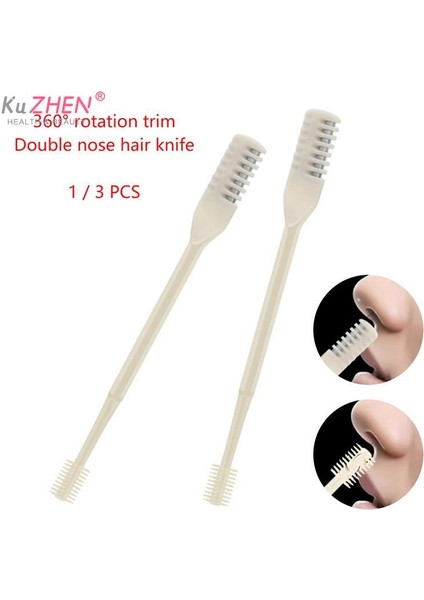 Yl4 1/3/4 Adet Taşınabilir Burun Saç Düzeltici 360 Derece Dönen Çift Kafa Burun Saç Düzeltici Yıkanabilir Güvenli Formül Epilasyon Aksesuarı (Yurt Dışından) fırsatları