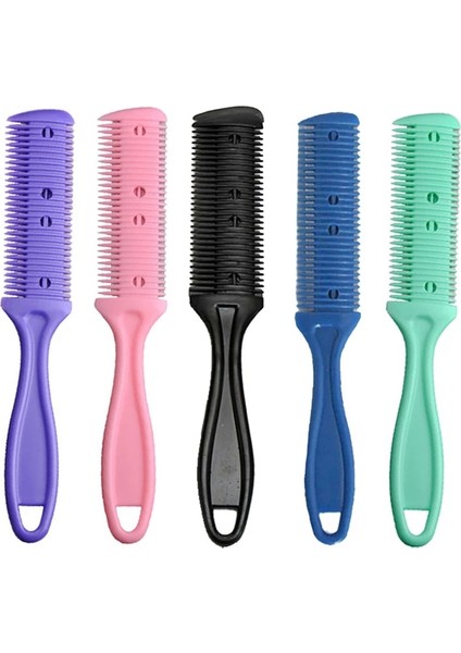 Pembe 1 Adet Saç Kesim Şekillendirici Berber Makası Sihirli Bıçak Tarak Kuaförlük Araç Seti En Kaliteli Çift Taraflı Bıçak Saç Makası Siyah (Yurt Dışından) fırsatları