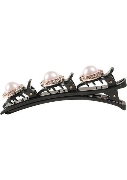 Kamelya Siyah Kadın Firkete Kore Sabit Kafa Bandı Yeni Firkete Tembel Saç Aksesuarları Çift Katmanlı Örgülü Firkete Saç Çemberi Kırık Saç Klip (Yurt Dışından) indirimleri