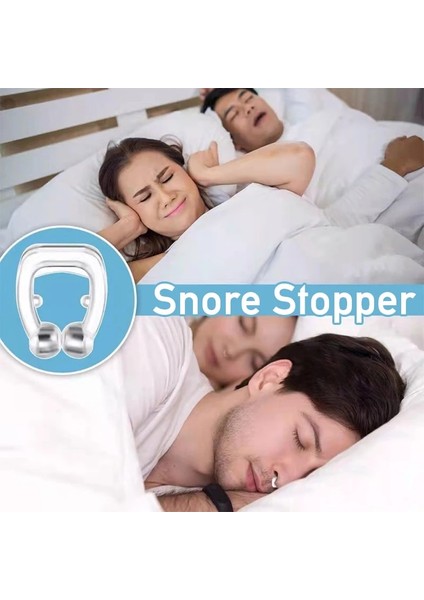 1 Adet 1/4 Adet Silikon Manyetik Anti Horlamayı Durdur Horlama Burun Mandalı Uyku Tepsisi Uyku Yardımı Apnesi Koruyucu Gece Cihazı ile Kılıf Anti Ronco (Yurt Dışından) fiyatları