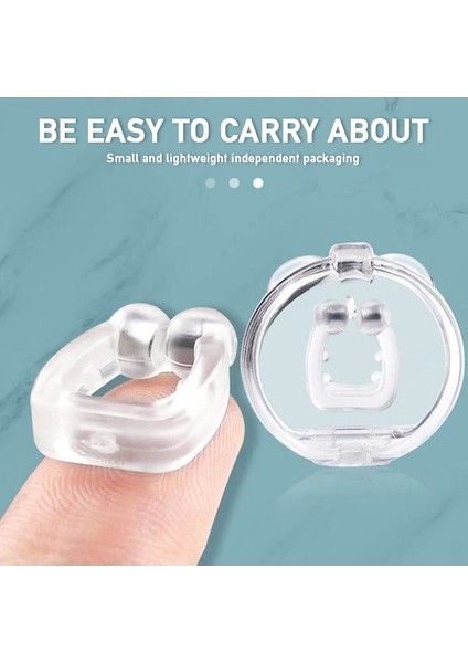 1 Adet 1/4 Adet Silikon Manyetik Anti Horlamayı Durdur Horlama Burun Mandalı Uyku Tepsisi Uyku Yardımı Apnesi Koruyucu Gece Cihazı ile Kılıf Anti Ronco (Yurt Dışından) modelleri