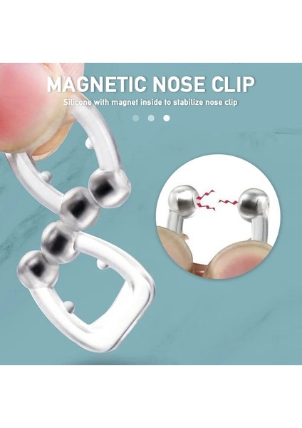 1 Adet 1/4 Adet Silikon Manyetik Anti Horlamayı Durdur Horlama Burun Mandalı Uyku Tepsisi Uyku Yardımı Apnesi Koruyucu Gece Cihazı ile Kılıf Anti Ronco (Yurt Dışından) indirimleri