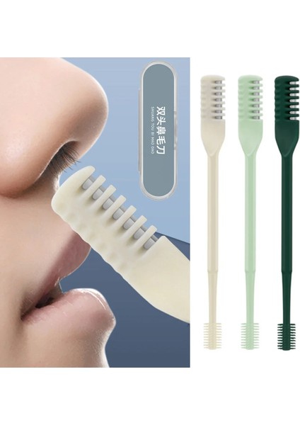 Nane Yeşili Erkek Kadın Saç Çıkarıcı Burun Saç Düzeltici Burun Jilet Burun Temiz 360° Dönen Bakım Kesici Çift Kafa Yıkanabilir Makyaj Aracı (Yurt Dışından) fiyatları