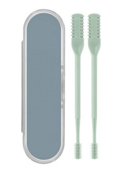 Nane Yeşili 2 Adet Burun Saç Düzeltici Profesyonel Yeniden Kullanılabilir Burun Epilasyon Aracı Erkek Kadın Burun Epilasyon Aracı Güzellik Bakımı (Yurt Dışından)