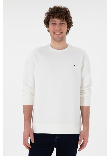 Erkek Ekru Sweatshirt 50309858-VR019