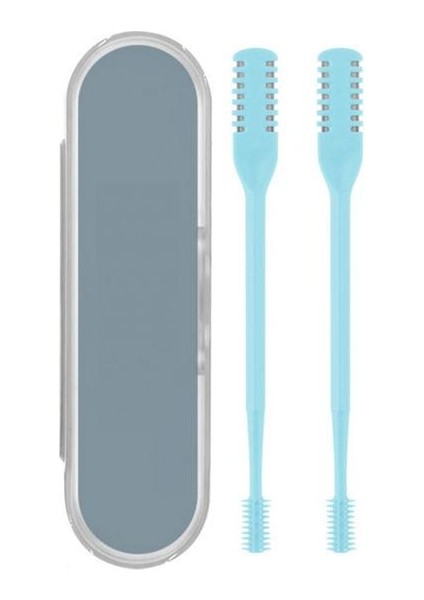 Gök Mavisi 2 Adet Kompakt Yeniden Kullanılabilir Keskin Unisex Yetişkinler Burun Saç Kesme Aracı Güzellik Malzemeleri Burun Saç Kesme Aracı Burun Saç Çıkarıcı (Yurt Dışından)