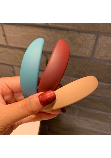 Stil 2 Moda Mat Geometrik Saç Klip Zarif Kadın Tokalarım Tokalar At Kuyruğu Tutucu Hairgrips Kızlar Saç Aksesuarları Şekillendirici Aracı (Yurt Dışından) modelleri