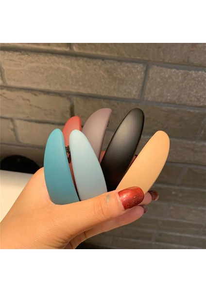 Stil 2 Moda Mat Geometrik Saç Klip Zarif Kadın Tokalarım Tokalar At Kuyruğu Tutucu Hairgrips Kızlar Saç Aksesuarları Şekillendirici Aracı (Yurt Dışından) indirimleri