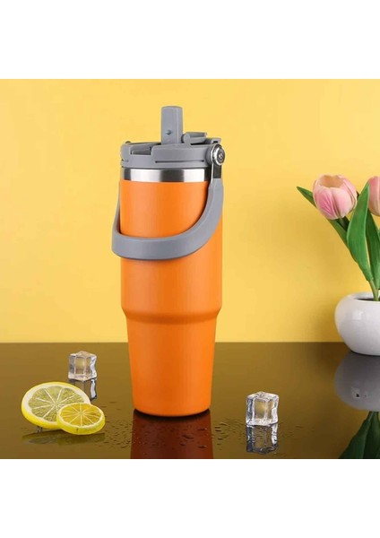 Vakumlu Termos, Paslanmaz Çelik 30 OZ/887 Ml, Orange modelleri