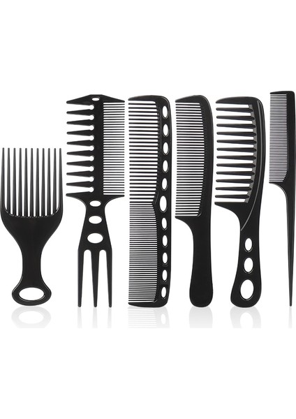 Set 9 Yüksek Kaliteli Siyah Karbon Fiber Yağ Tarak Profesyonel Salon Saç Kuaförlük Şekillendirici Tarak Seti Erkekler ve Kadınlar Için (Yurt Dışından) fırsatları