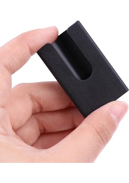 Sıyah 1 Adet Evrensel Jilet Kafa Koruyucu Kapak Kılıf Plastik Çift Kenarlı Jilet Bıçak Golf Sopası Kılıfı Kol Uzun Saplı Tıraş Makinesi (Yurt Dışından) modelleri