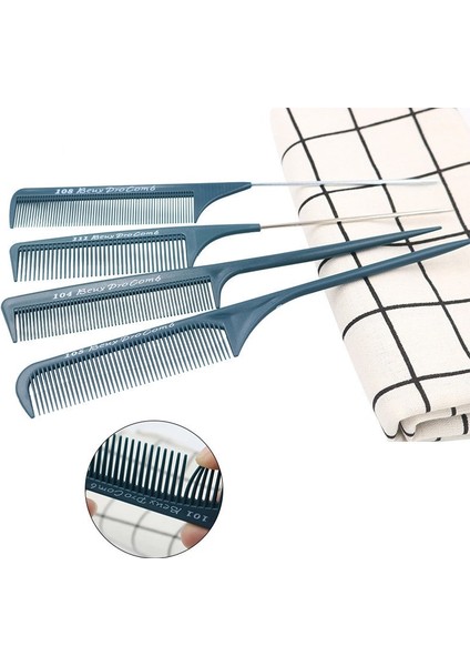 WHITE-101 1pc Anti-Statik Ince Diş Sivri Kuyruk Tarak Kuaför Plastik Saç Kesme Tarak Saç Fırçası Şekillendirici Aracı (Yurt Dışından) fırsatları