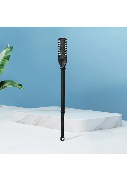 Siyah 360 Derece Dönen Çift Kafa Burun Saç Düzeltici Earpick Burun Epilasyon Kırpma Taşınabilir Burun Kulak Saç Düzeltici Aracı (Yurt Dışından)