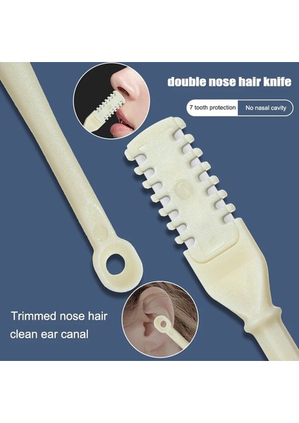 Siyah 360 Derece Dönen Çift Kafa Burun Saç Düzeltici Earpick Burun Epilasyon Kırpma Taşınabilir Burun Kulak Saç Düzeltici Aracı (Yurt Dışından) indirimleri