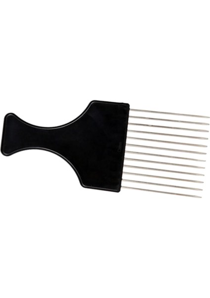 Tip 2 Siyah Metal Afro-Amerikan Seçim Saç Tarak Afro Saç Tarak Kuaförlük Şekillendirici Aracı Salon Kullanımı Geniş Diş Kıvırcık Saç Fırçası (Yurt Dışından)