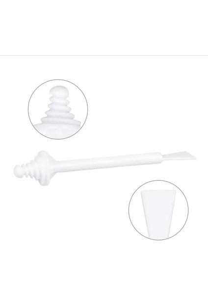 WOOD-20PCS Balmumu Çubuk Plastik Çok Fonksiyonlu Smear Burun Epilasyon Araçları Ağda Ahşap Çubuklar Ahşap Profesyonel Epilasyon Aksesuarları (Yurt Dışından)
