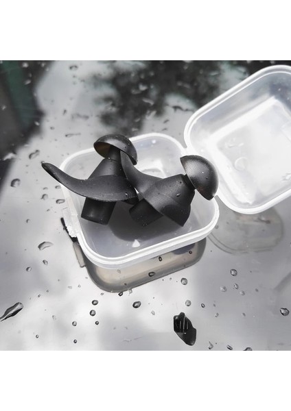 Siyah Kulak Tipi Su Geçirmez Kulak Tıkacı Yüzme Kulak Tıkacı Silikon Profesyonel Yumuşak Kulak Tıkacı Kutulu (Yurt Dışından) modelleri