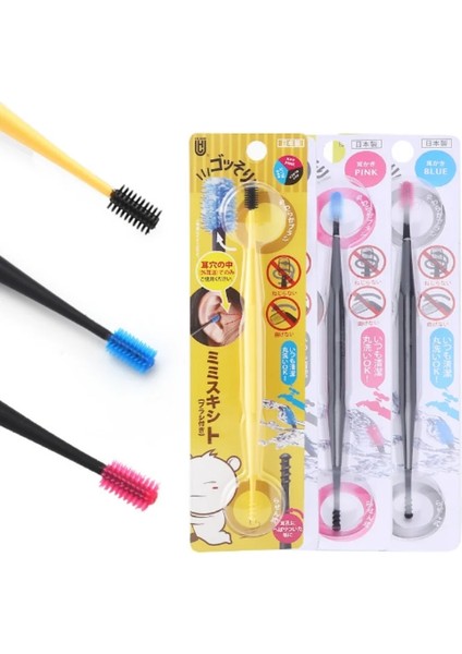 Pembe Yumuşak Silikon 360° Kulak Temizleme Çubuğu Çift Uçlu Kulak Tıkacı Kulak Wax Küret Sökücü Kulak Temizleyici Kaşık Spiral Tasarım Kulak Temizleme Aracı Yeniden Kullanılabilir (Yurt Dışından) fırsatları