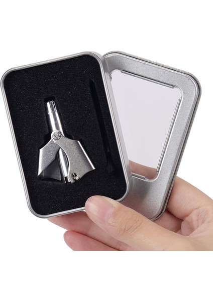 Plastik Torba 1pc Demir Kutu Taşınabilir Paslanmaz Çelik Burun Düzeltici, Vibrissa Jiletli ve Erkeklerin Burun ve Kulak Saç Bakımı Için Yıkanabilir Tasarım (Yurt Dışından) modelleri