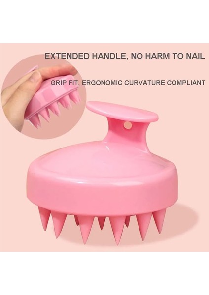 Yeşil Taşınabilir Silikon Şampuan Fırçası Yumuşak Saç Derisi Masaj Fırçası Saç Yıkama Tarak Duş Yıkama Banyo Fırçası Saç Bakımı Şekillendirici Aracı (Yurt Dışından) fırsatları