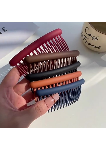 Siyah 15 Diş Buzlu Şeker Renk Saç Tarak Klip Kadın Kırık Saç Tokalar Headdress Düğün Saç Dıy Takı Saç Stili Aksesuarları (Yurt Dışından) fiyatları