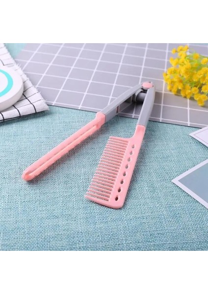 Yeşil V Tipi Yıkanabilir Katlanır Saç Düzleştirici Tarak Kuaförlük Fırça Tarak Saç Şekillendirici Klip Aracı Berber Aksesuarları Saç Tarak (Yurt Dışından) indirimleri