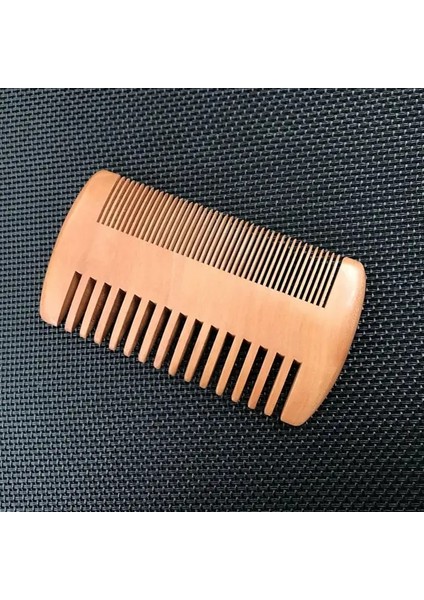Stil 4 1 Adet Doğal Şeftali Ahşap Tarak Yakın Dişler Anti-Statik Kafa Masajı Sakal Saç Bakım Aracı Güzellik Aksesuarları Berber Kadın Hairdres (Yurt Dışından)