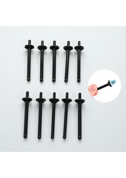 10 Adet Burun Kulak Epilasyon Balmumu Seti Seti Çubukları Kolay Burun Ağda Şeridi Sökücü Kiti Burun Saç Balmumu Sopa (Yurt Dışından)