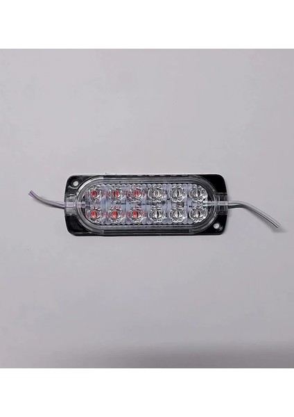 Çakar Modül Mavi--Kırmızı 12 Ledli 12 Volt 2.4 Watt -2 Adet -351-