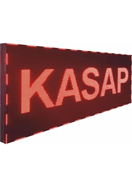 Sanec LED Tabela 16X32 cm Çift Taraflı Kırmızı Kayan Yazı-Wifi