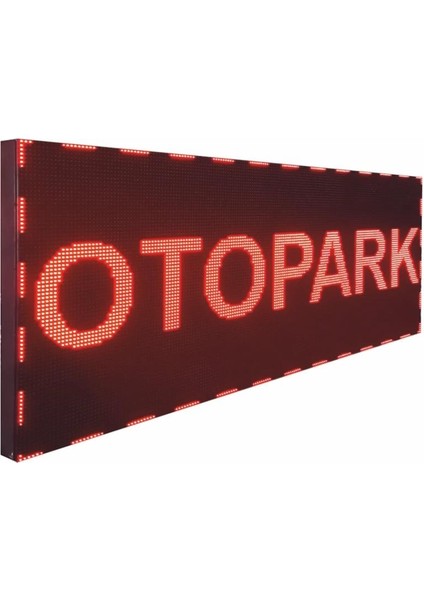 Sanec LED Tabela 16X32 cm Çift Taraflı Kırmızı Kayan Yazı-Wifi