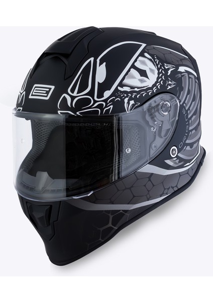 Dinamo Fighter Mat Siyah-Antrasit-Sarı Kask fiyatları