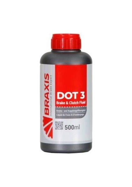 BRAXIS HİDROLİK FREN YAĞI DOT-3 (500 ML)