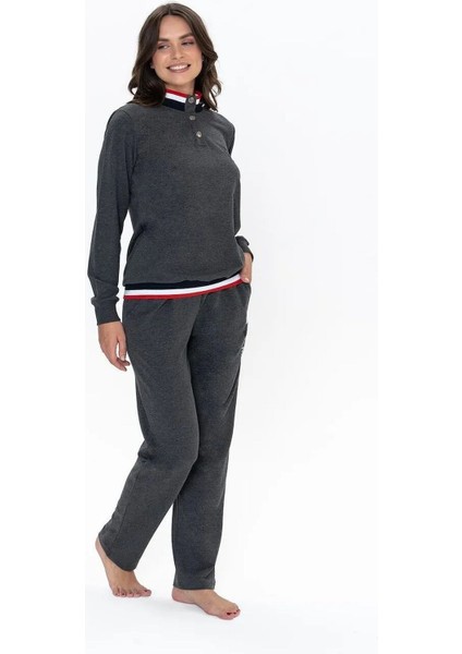 U.s Polo Assn. 20053 Kadın Kalın Askılı Bisiklet Yaka Şortlu Pijama Takımı-Bej