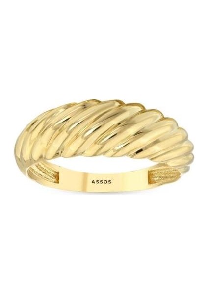 Tasarım Altın Yüzük - 14K - 2.05 gr