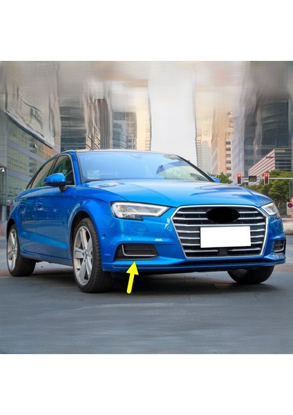 Audi A3 Sedan 2017-20 Ön Tampon Sağ Sis Kapağı Sissiz Krom 8V5807672B