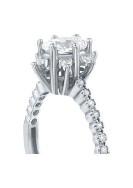 Altın Tektaş Yüzük - 14K - 2.94 gr