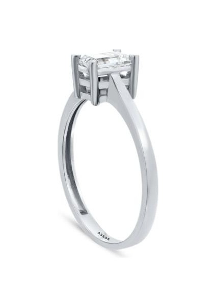 Baget Taşlı Altın Yüzük - 14K - 1.87 gr fiyatları