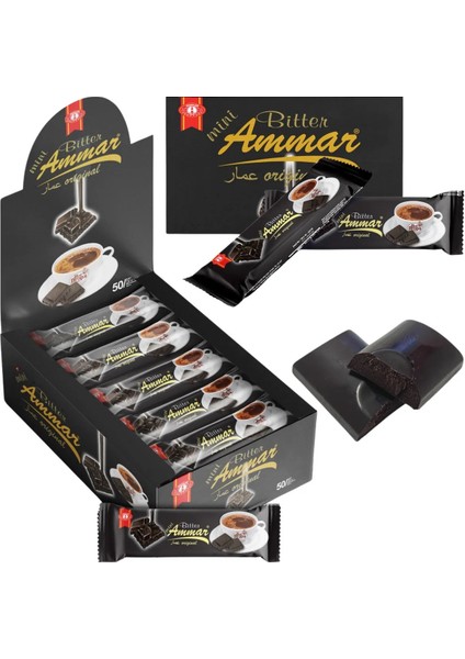 Bitter Çikolata (50 Adet x 7 gr)