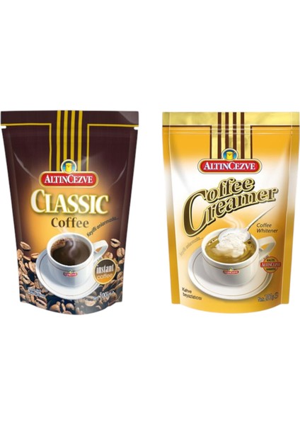 Klasik Hazır Kahve 100 gr x Kahve Kreması 200 gr