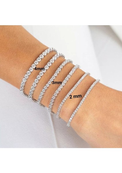 Silver Taşlı Su Yolu Bileklik 3 Boy Seçeneği fiyatları