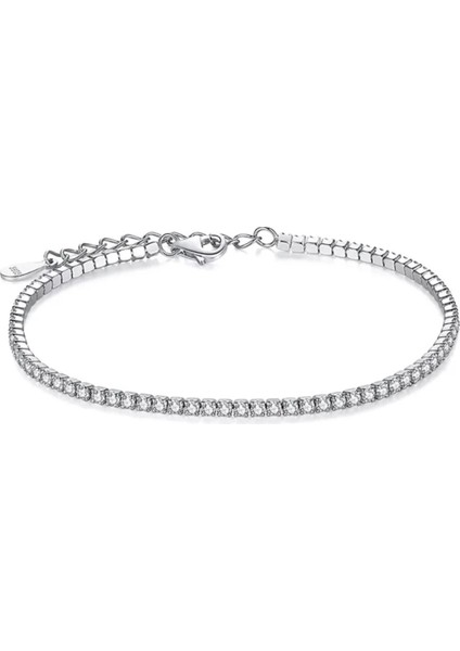 Silver Taşlı Su Yolu Bileklik 3 Boy Seçeneği modelleri