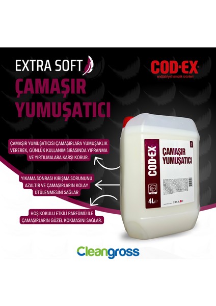 Çamaşır Yumuşatıcı 4 lt