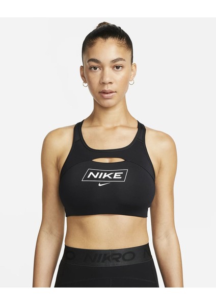Pro Dri-Fit Swoosh Women Training Siyah Kadın Sporcu Sütyeni DQ5252-010 fırsatları