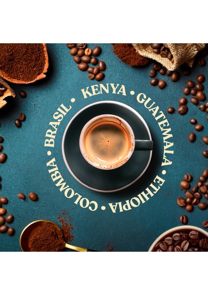 Dünya Filtre Kahve Seti 5x250gr (V60 öğütme)