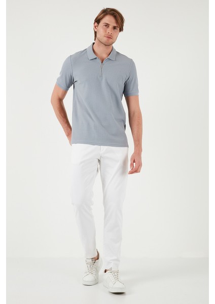 Pamuklu Regular Fit Fermuarlı Polo Yaka T Shirt Erkek Polo Yaka T Shirt 5902434 fırsatları