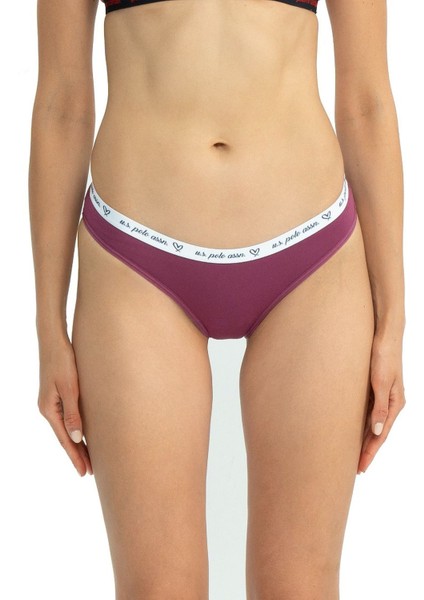 66436 Kadın Karışık Desen Pamuklu 3'lü Slip Külot-Gülkurusu modelleri