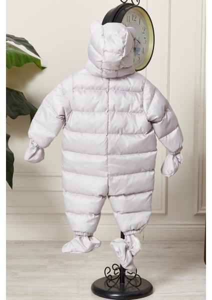 Unisex Kapüşonlu Fermuarlı Bebek Astronot Tulum 51330 fiyatları