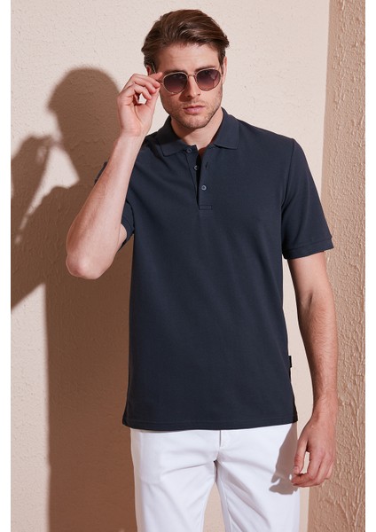 Pamuklu Regular Fit Düğmeli Polo Yaka T Shirt Erkek Polo Yaka T Shirt 5902127 fiyatları